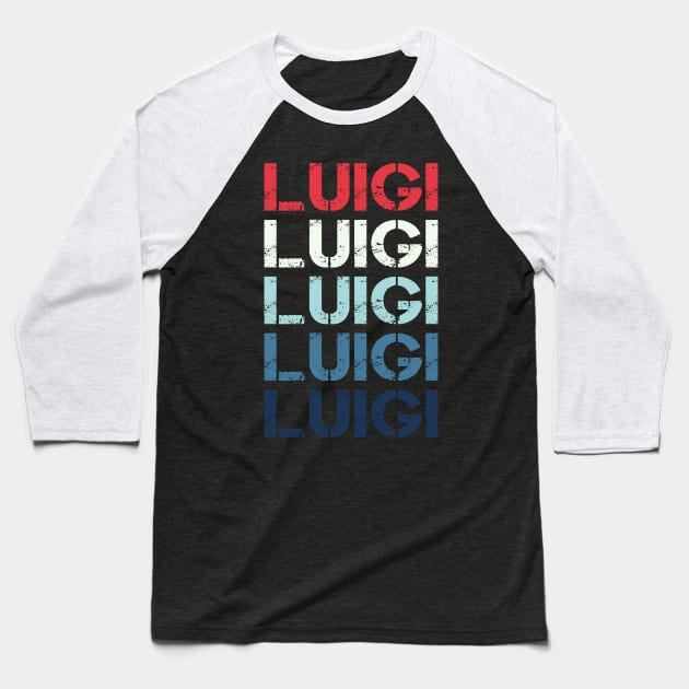 Luigi Baseball T-Shirt by Mangkok Sego